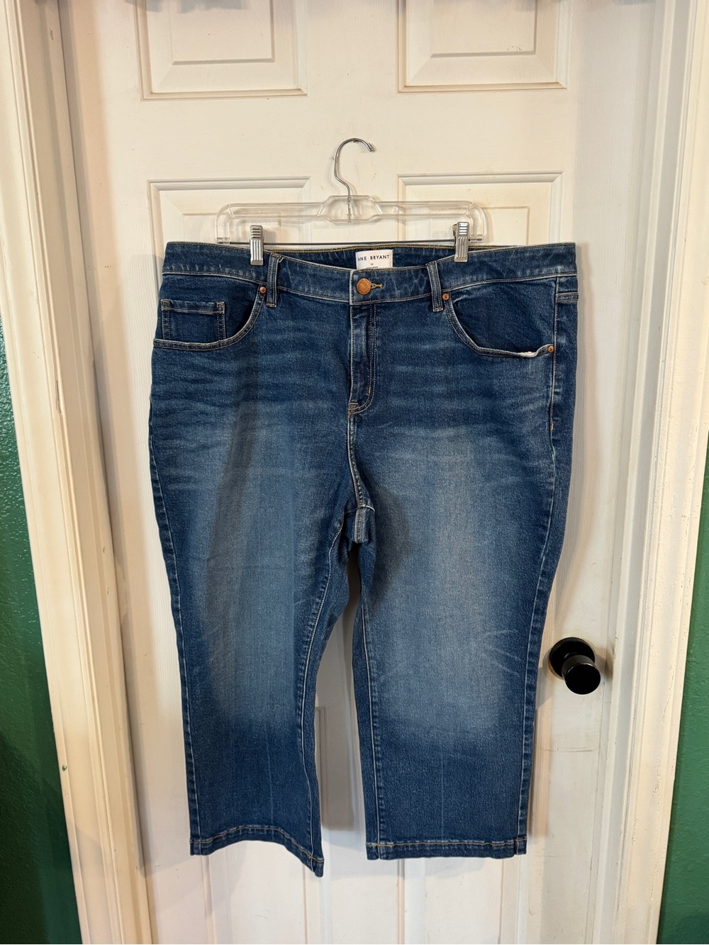 Lane Bryant Medium Blue Cropped Jeans